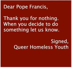 dear pope
