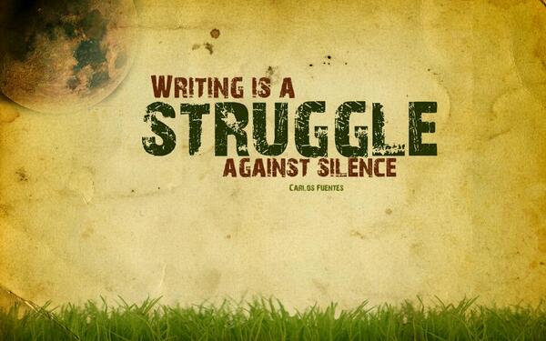 writing against the silence